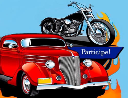 Exposição de carros antigos e motos é a atração do dia 12