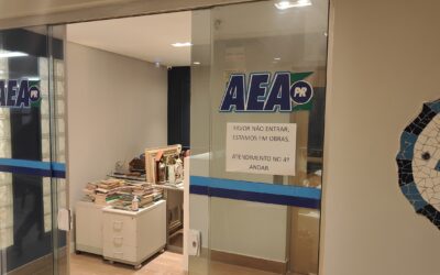 Reforma na sede da AEA-PR avança com foco em segurança, funcionalidade e bem estar